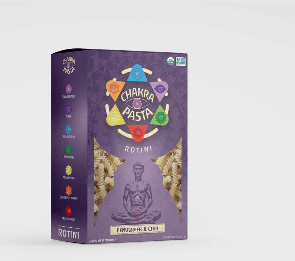 chakra pasta box design mockup