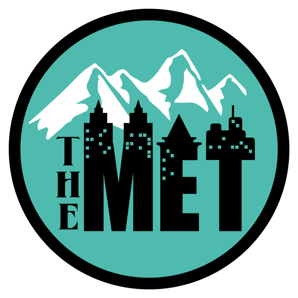 the met coffee house logo design for a rebrand project